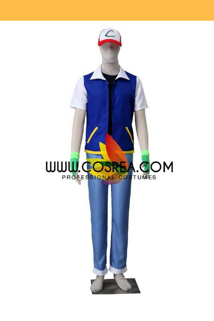 Cosrea Games Pokemon Ash Ketchum Cosplay Costume