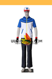 Cosrea Games Pokemon Black White Ash Cosplay Costume