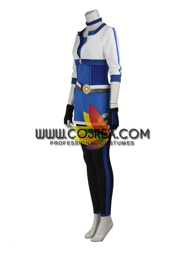 Cosrea Games Pokemon Go Blue Female Trainer Cosplay Costume