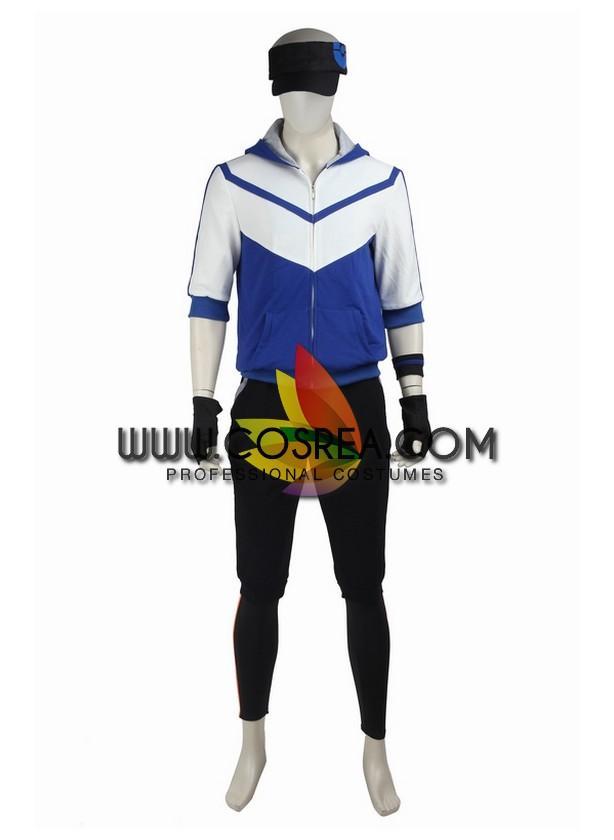 Cosrea Games Pokemon Go Blue Male Trainer Cosplay Costume