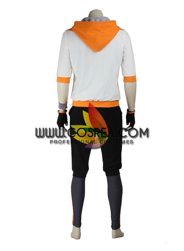 Cosrea Games Pokemon Go Orange Male Trainer Cosplay Costume