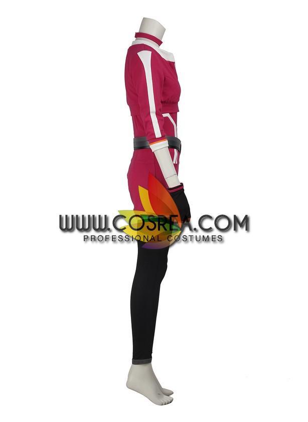 Cosrea Games Pokemon Go Red Female Trainer Cosplay Costume