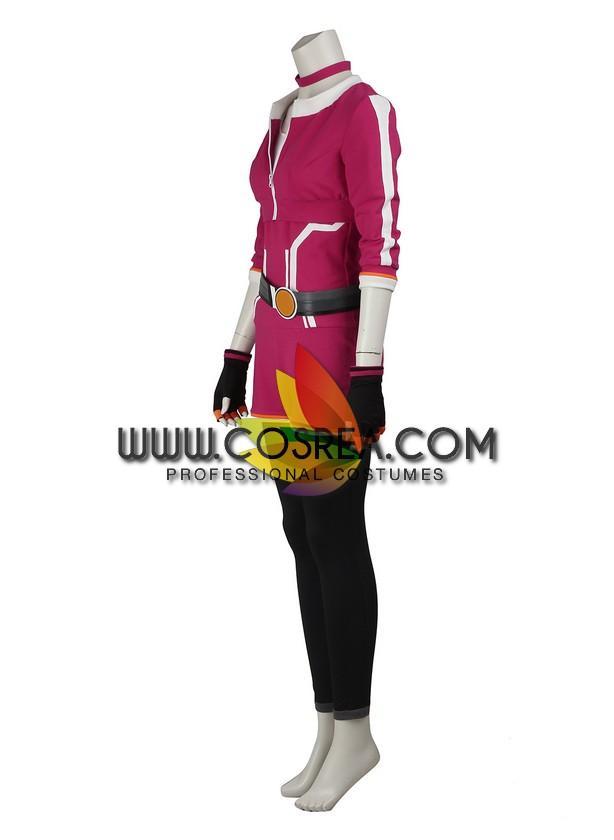 Cosrea Games Pokemon Go Red Female Trainer Cosplay Costume