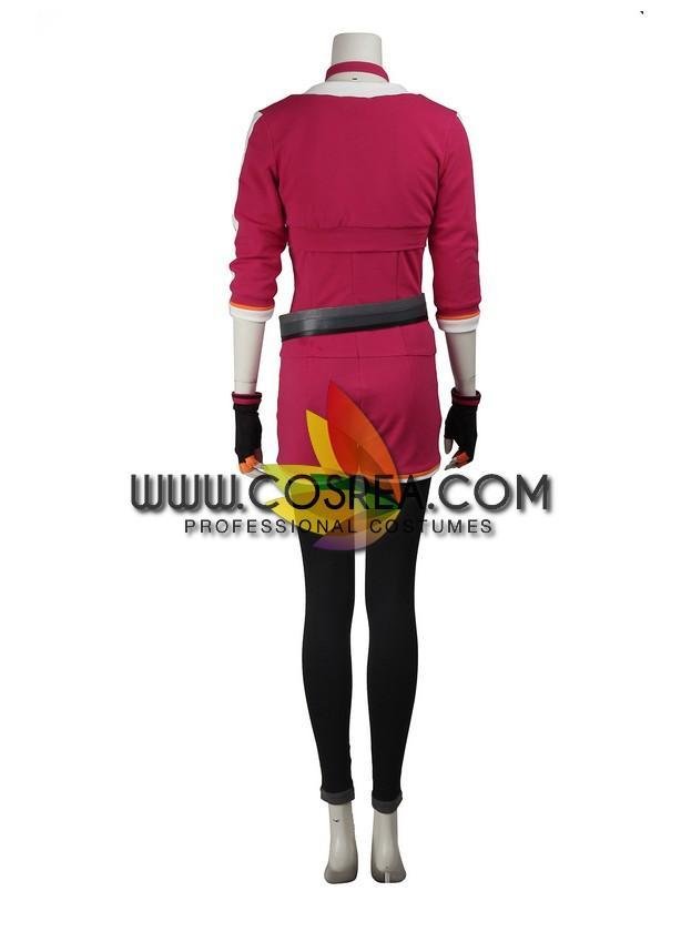 Cosrea Games Pokemon Go Red Female Trainer Cosplay Costume