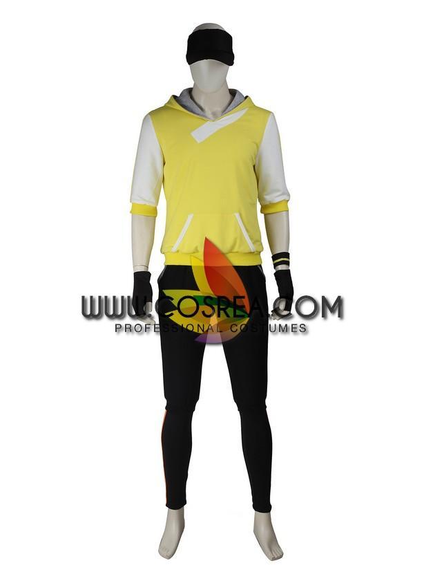 Cosrea Games Pokemon Go Yellow Male Trainer Cosplay Costume