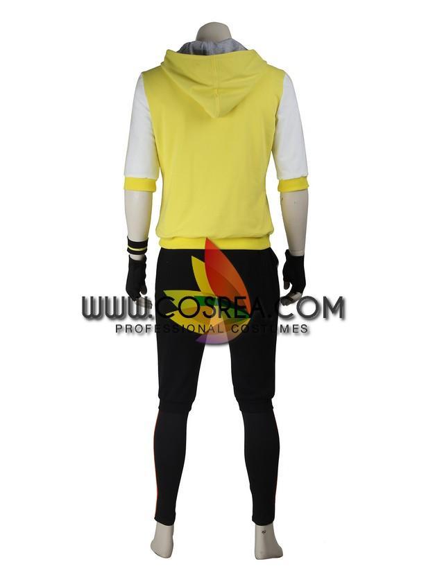 Cosrea Games Pokemon Go Yellow Male Trainer Cosplay Costume