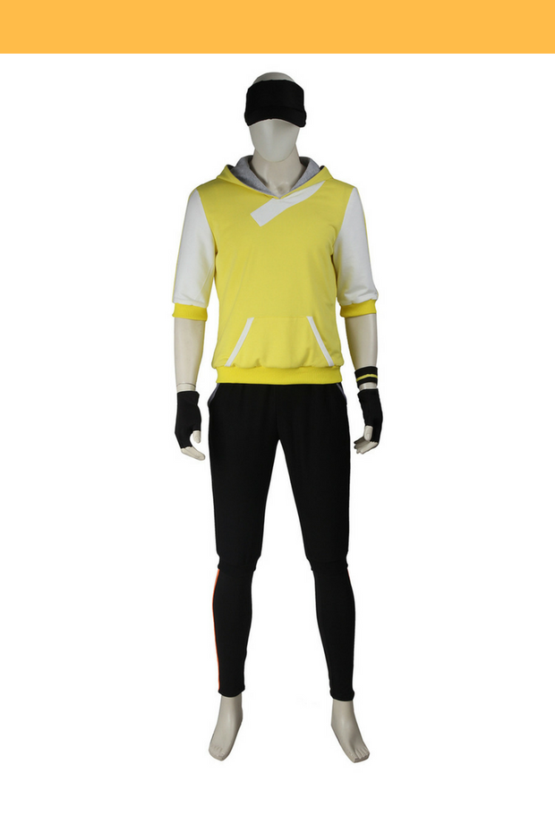 Cosrea Games Pokemon Go Yellow Male Trainer Cosplay Costume