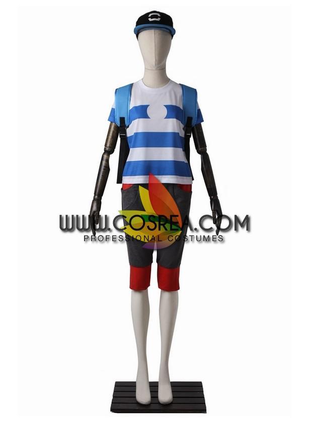 Cosrea Games Pokemon Sun And Moon Male Protagonist Cosplay Costume