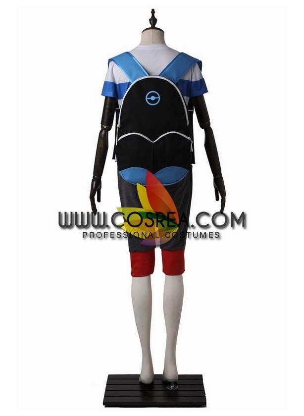 Cosrea Games Pokemon Sun And Moon Male Protagonist Cosplay Costume