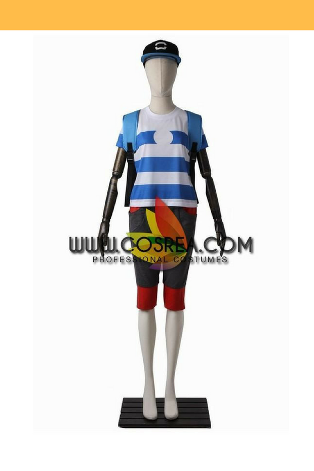 Cosrea Games Pokemon Sun And Moon Male Protagonist Cosplay Costume