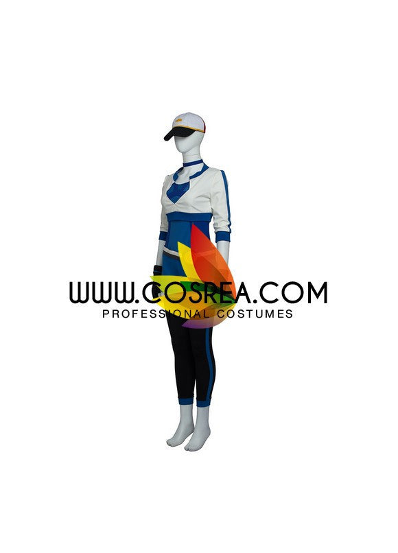 Cosrea Games Pokemon Trainer Blue Cosplay Costume
