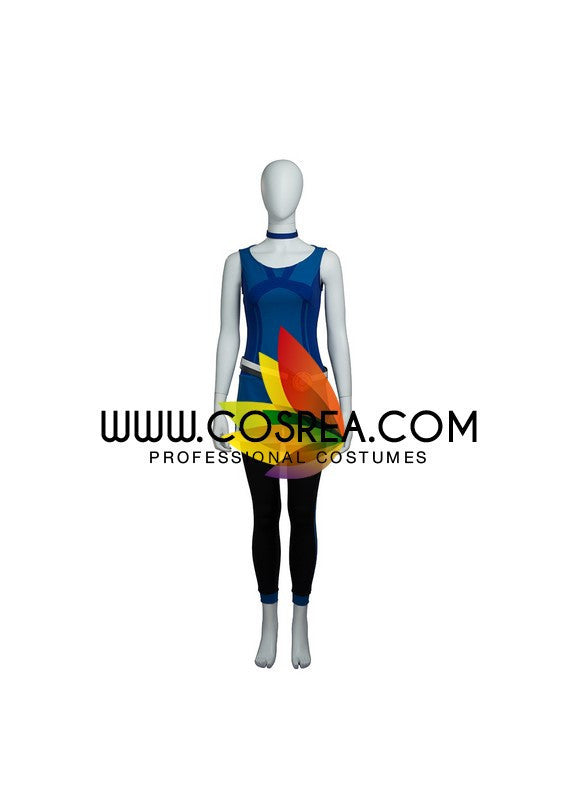 Cosrea Games Pokemon Trainer Blue Cosplay Costume