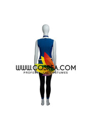 Cosrea Games Pokemon Trainer Blue Cosplay Costume