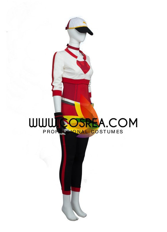Cosrea Games Pokemon Trainer Red Cosplay Costume