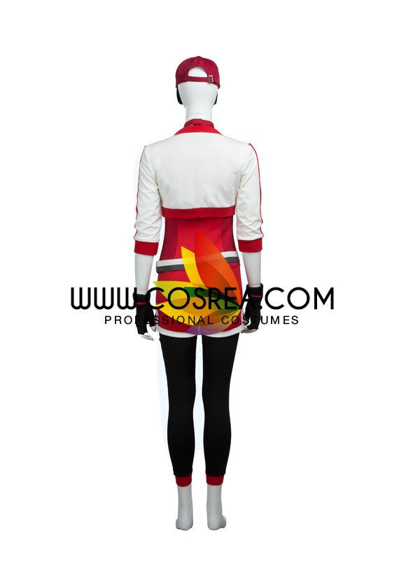 Cosrea Games Pokemon Trainer Red Cosplay Costume