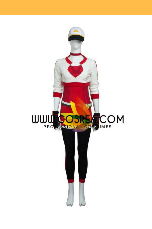 Cosrea Games Pokemon Trainer Red Cosplay Costume