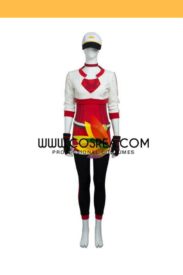 Cosrea Games Pokemon Trainer Red Cosplay Costume