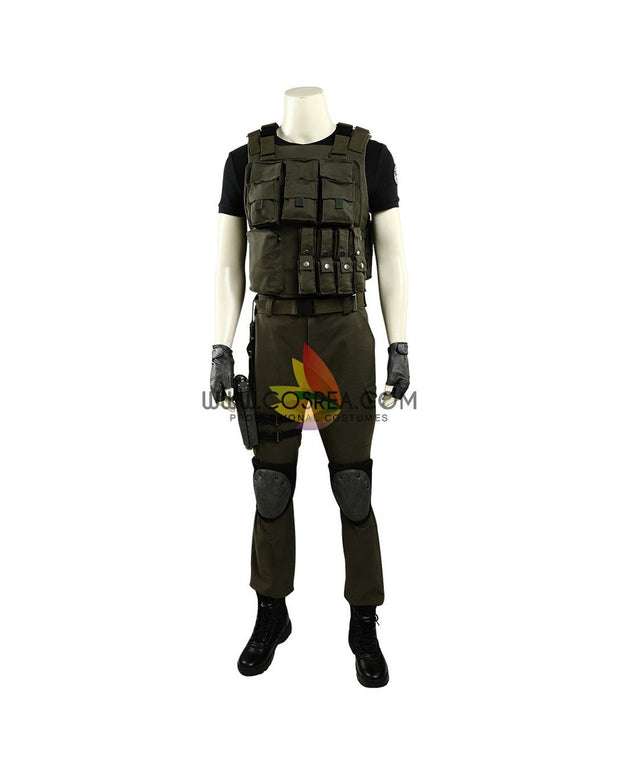 Cosrea Games Resident Evil Chris Redfield Cosplay Costume