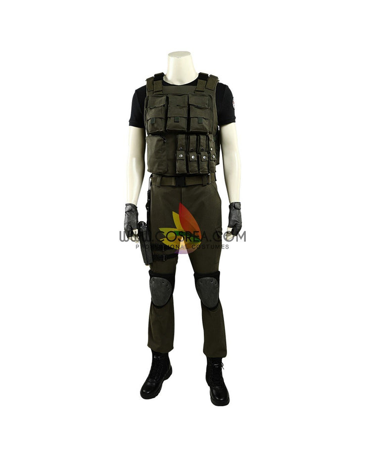 Cosrea Games Resident Evil Chris Redfield Cosplay Costume