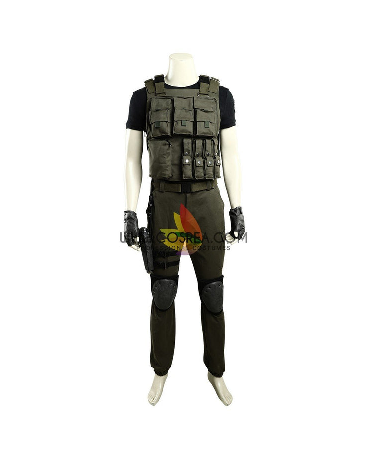 Cosrea Games Resident Evil Chris Redfield Cosplay Costume