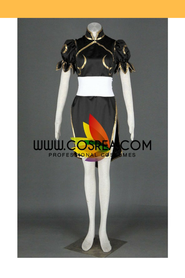 Cosrea Games Street Fighter Chun Li Black Cosplay Costume