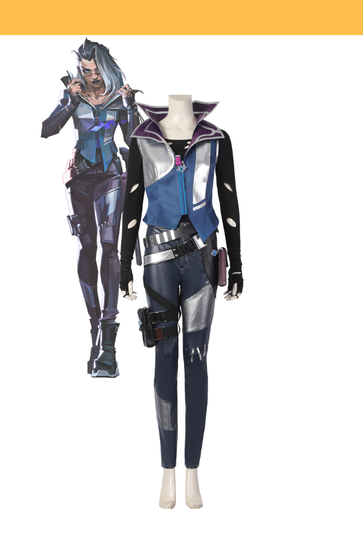 Cosrea Games Valorant Fade Custom Cosplay Costume