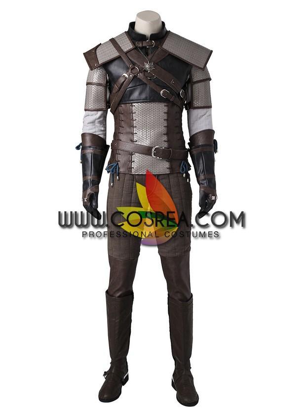 Cosrea Games Witcher 3 Geralt of Rivia Cosplay Costume