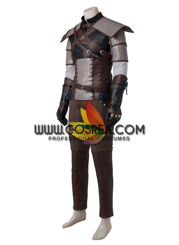 Cosrea Games Witcher 3 Geralt of Rivia Cosplay Costume