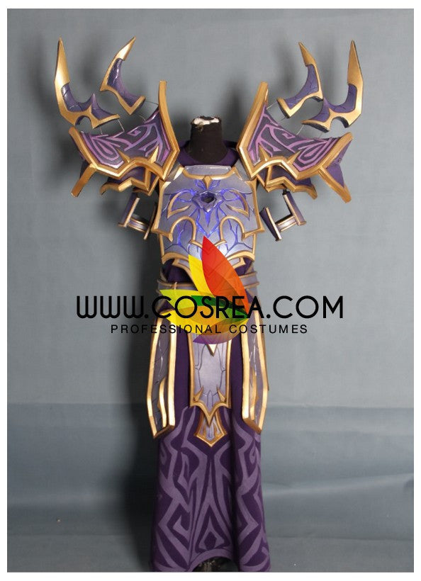 Cosrea Games World of Warcraft Warlock Voidheart Raiment Cosplay Costume