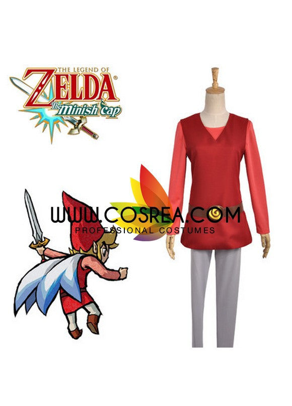 Cosrea Games Zelda Four Swords Cosplay Costume