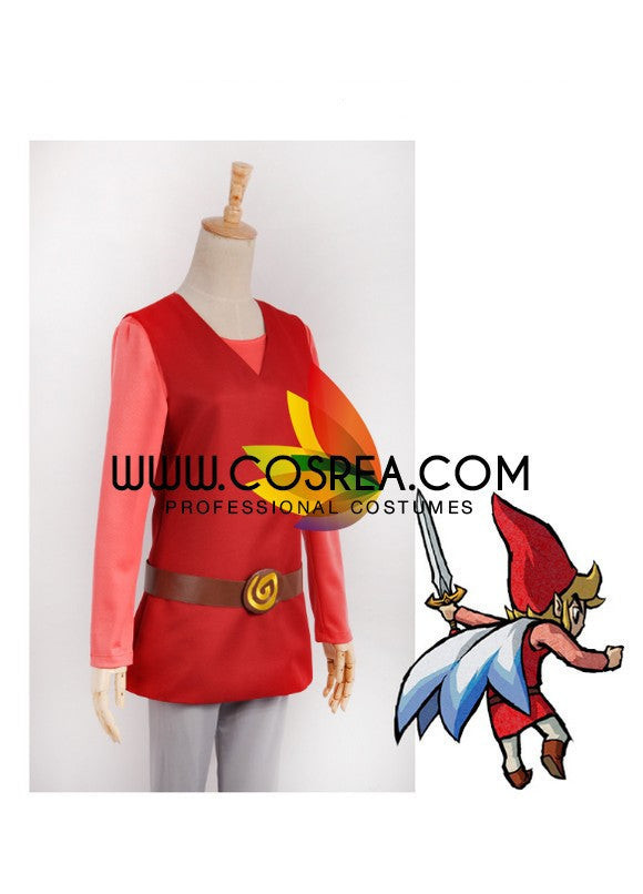 Cosrea Games Zelda Four Swords Cosplay Costume