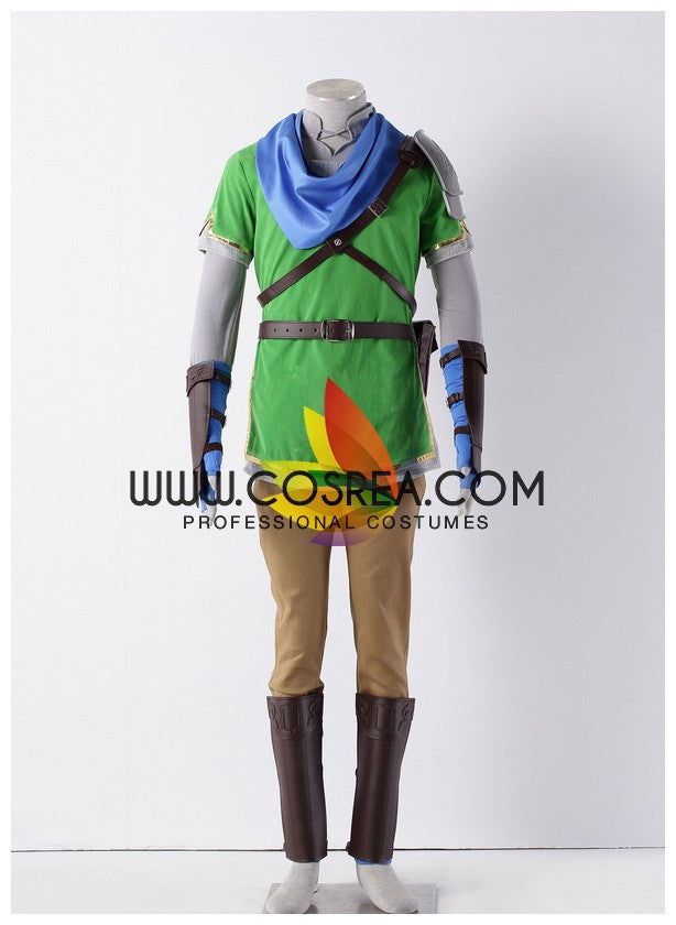 Cosrea Games Zelda Hyrule Warriors Link Cosplay Costume