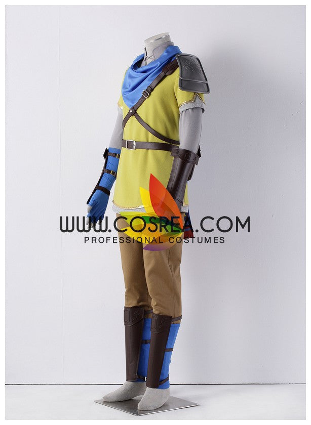 Cosrea Games Zelda Hyrule Warriors Link Yellow Cosplay Costume