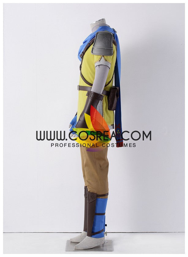 Cosrea Games Zelda Hyrule Warriors Link Yellow Cosplay Costume