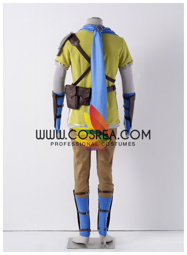 Cosrea Games Zelda Hyrule Warriors Link Yellow Cosplay Costume