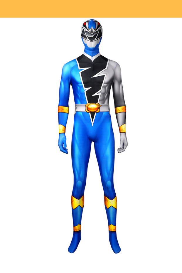 Cosrea K-O Kishiryu Sentai Ryusoulger Blue Digital Printed Cosplay Costume