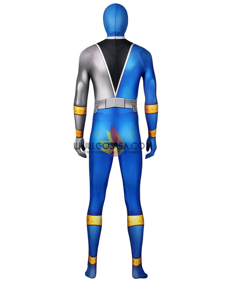 Cosrea K-O Kishiryu Sentai Ryusoulger Blue Digital Printed Cosplay Costume