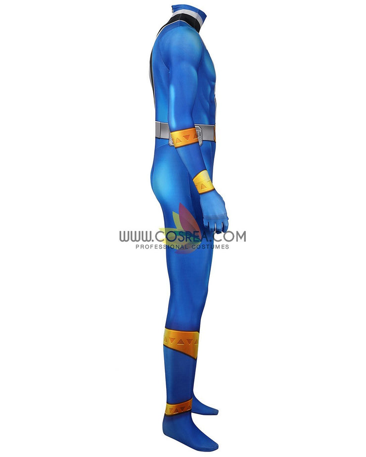 Cosrea K-O Kishiryu Sentai Ryusoulger Blue Digital Printed Cosplay Costume