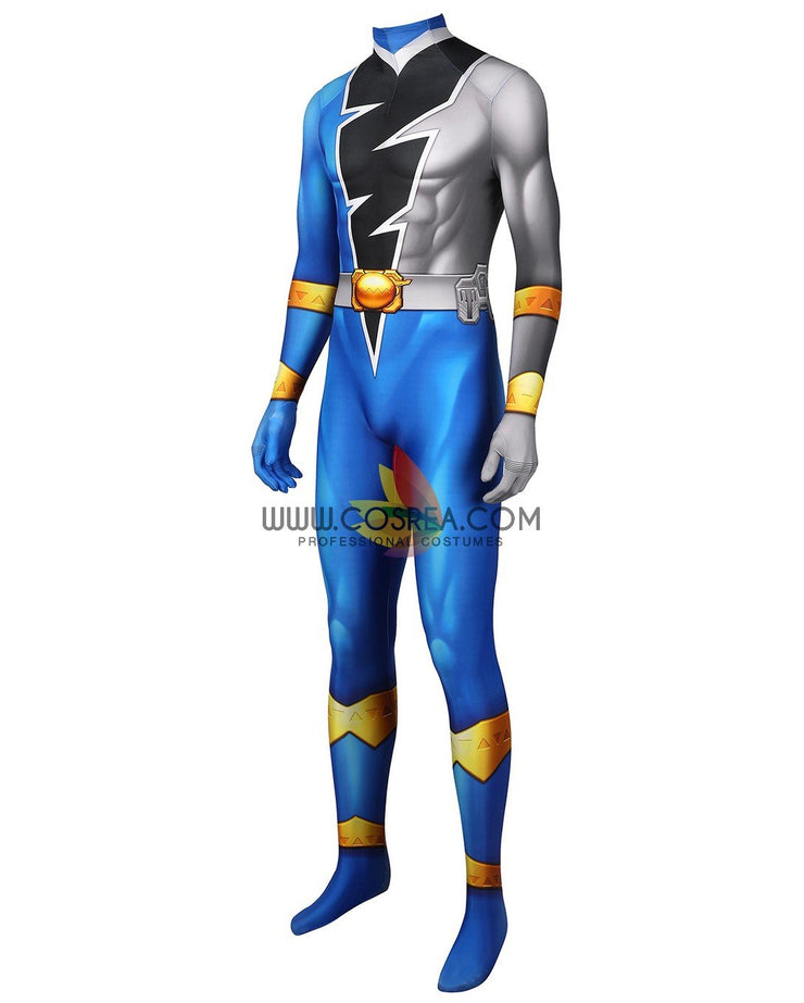 Cosrea K-O Kishiryu Sentai Ryusoulger Blue Digital Printed Cosplay Costume