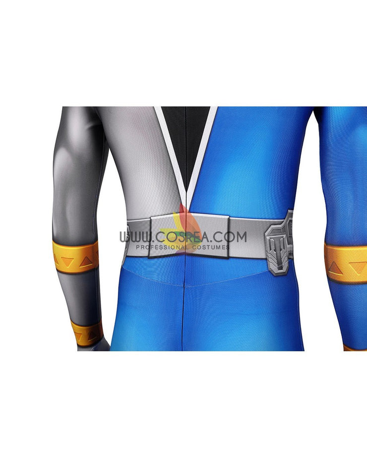 Cosrea K-O Kishiryu Sentai Ryusoulger Blue Digital Printed Cosplay Costume