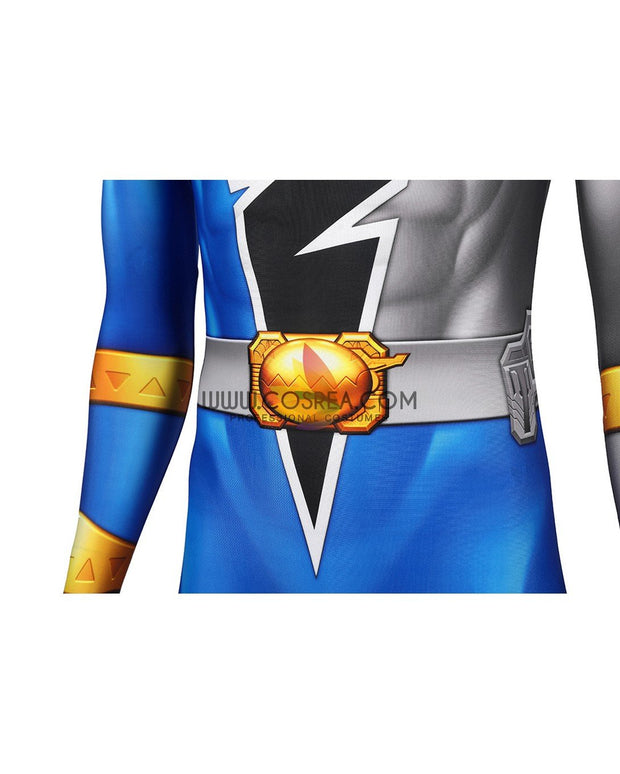 Cosrea K-O Kishiryu Sentai Ryusoulger Blue Digital Printed Cosplay Costume