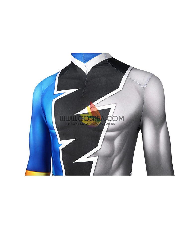 Cosrea K-O Kishiryu Sentai Ryusoulger Blue Digital Printed Cosplay Costume