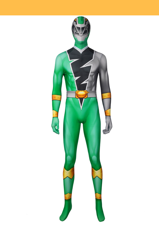 Cosrea K-O Kishiryu Sentai Ryusoulger Green Digital Printed Cosplay Costume