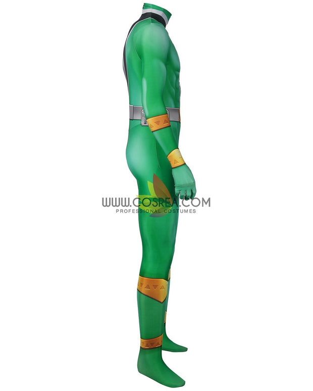 Cosrea K-O Kishiryu Sentai Ryusoulger Green Digital Printed Cosplay Costume
