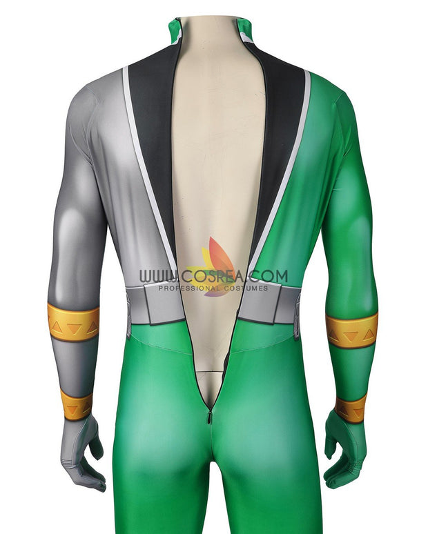Cosrea K-O Kishiryu Sentai Ryusoulger Green Digital Printed Cosplay Costume