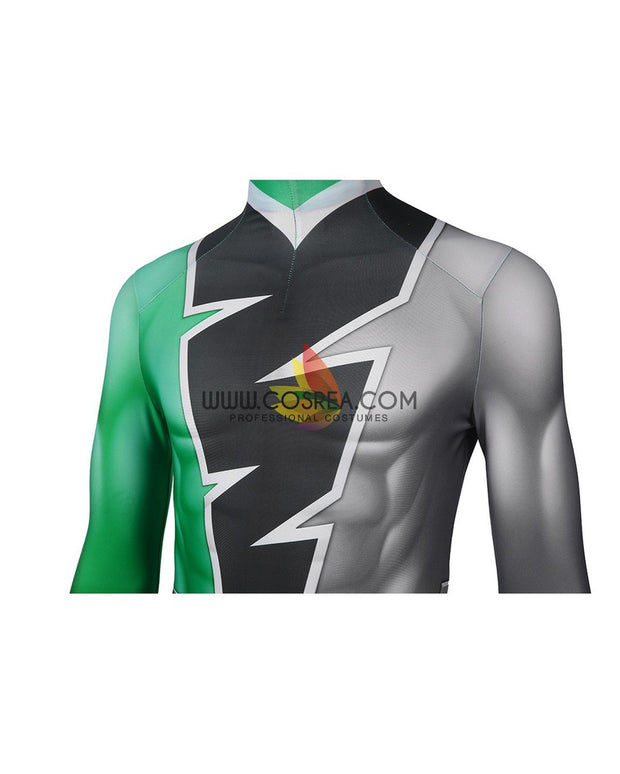 Cosrea K-O Kishiryu Sentai Ryusoulger Green Digital Printed Cosplay Costume