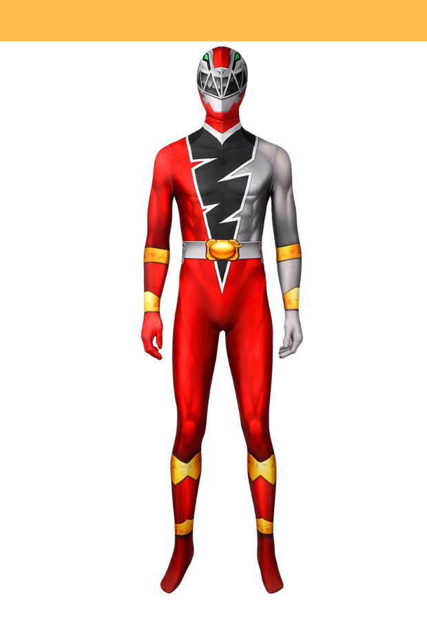 Cosrea K-O Kishiryu Sentai Ryusoulger Red Digital Printed Cosplay Costume