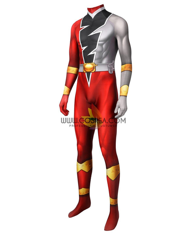 Cosrea K-O Kishiryu Sentai Ryusoulger Red Digital Printed Cosplay Costume