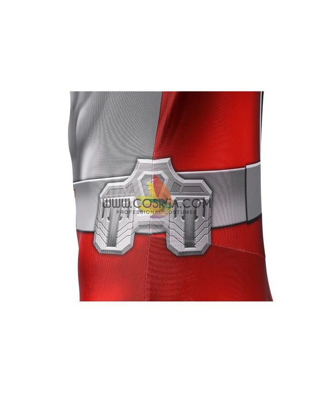Cosrea K-O Kishiryu Sentai Ryusoulger Red Digital Printed Cosplay Costume