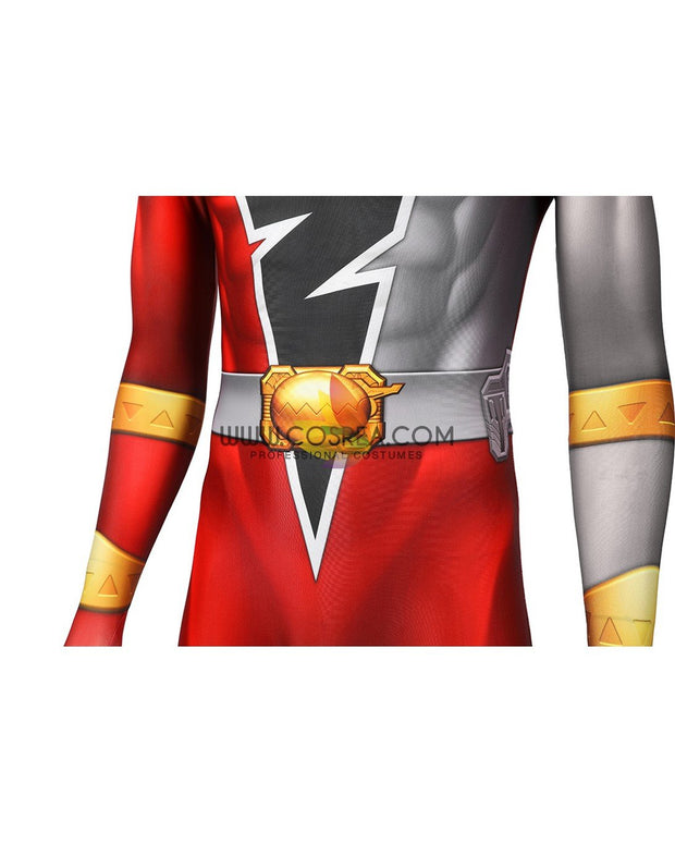 Cosrea K-O Kishiryu Sentai Ryusoulger Red Digital Printed Cosplay Costume